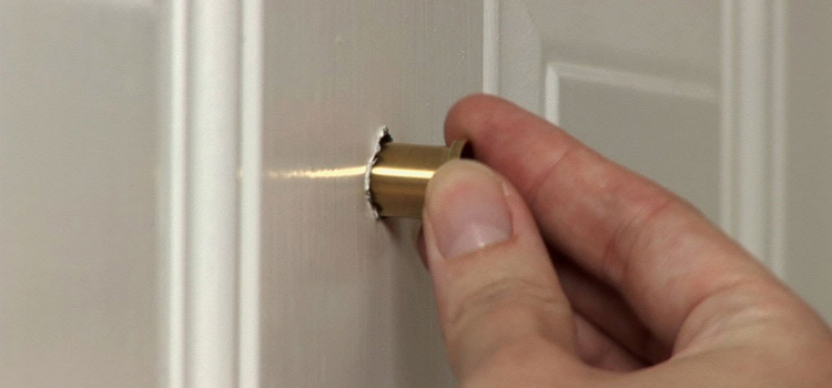 peephole door repair in Mead Valley