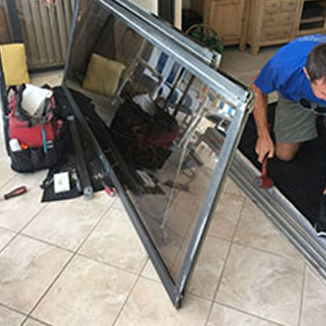 sliding glass door frame repair Mead Valley